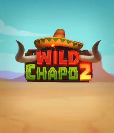 Embark on the lively Mexican desert with Wild Chapo 2 slot by Relax Gaming, featuring a whimsical bull wearing a sombrero against a serene desert backdrop. This graphic captures the fun and adventure of the game, great for those who love culturally inspired slots, providing a delightful play experience.