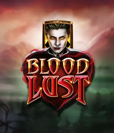 A dark and seductive view of the Blood Lust slot by ELK Studios, featuring gothic vampire symbols and a haunting castle backdrop. The visual emphasizes the slot's eerie charm, complemented with its innovative game mechanics, attractive for those interested in the vampire genre.